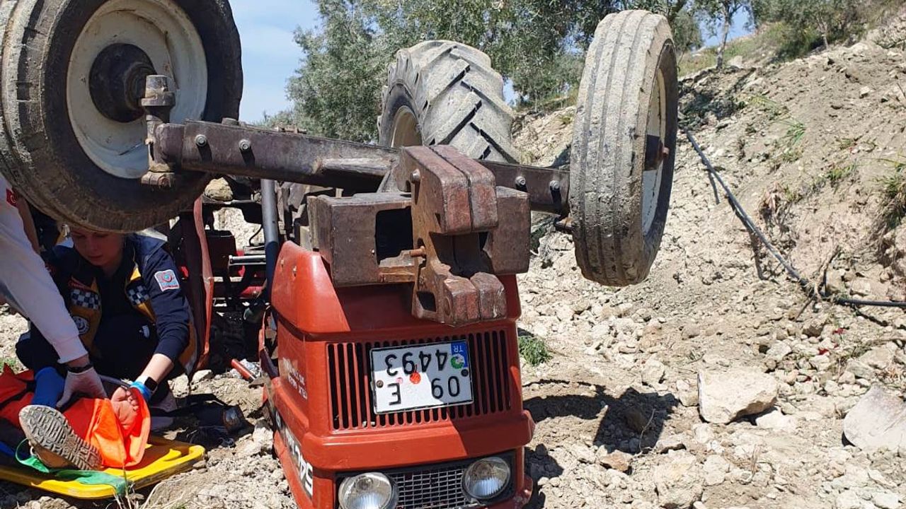 Bozdoğan’da traktör kazası: 1 yaralı