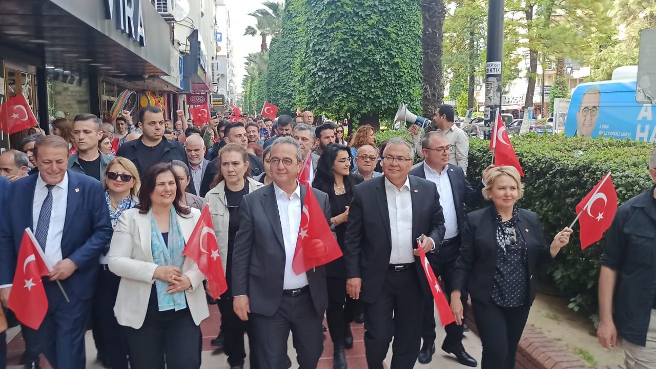 Aydın’da ‘Cumhurbaşkanı Kılıçdaroğlu’ sloganları yankılandı