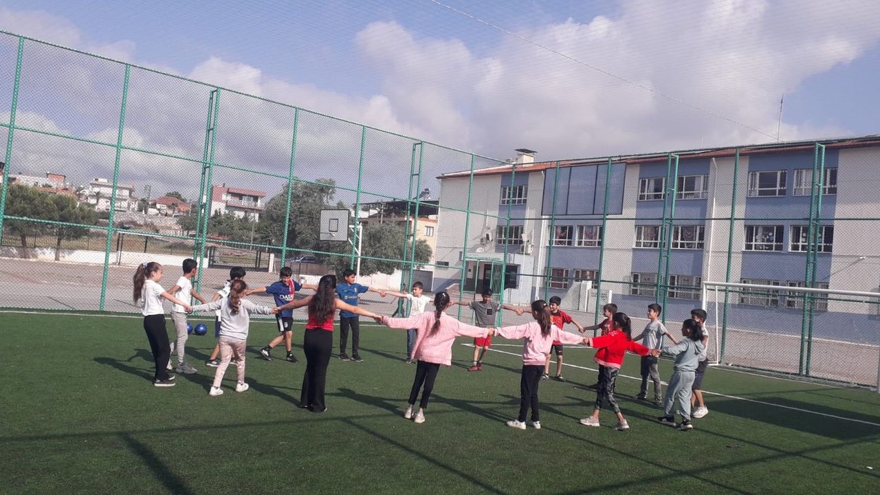 Aydın’daki çocuklar spor eğitimlerini sevdi