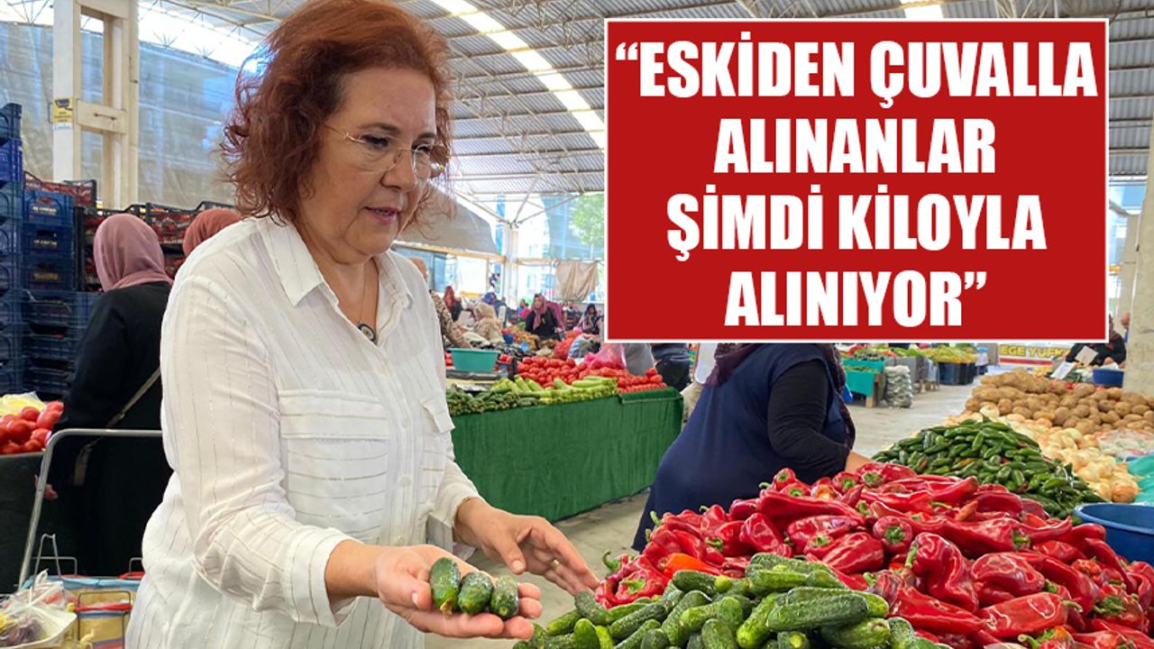 CHP’li Özdemir, pazarın nabzını tuttu