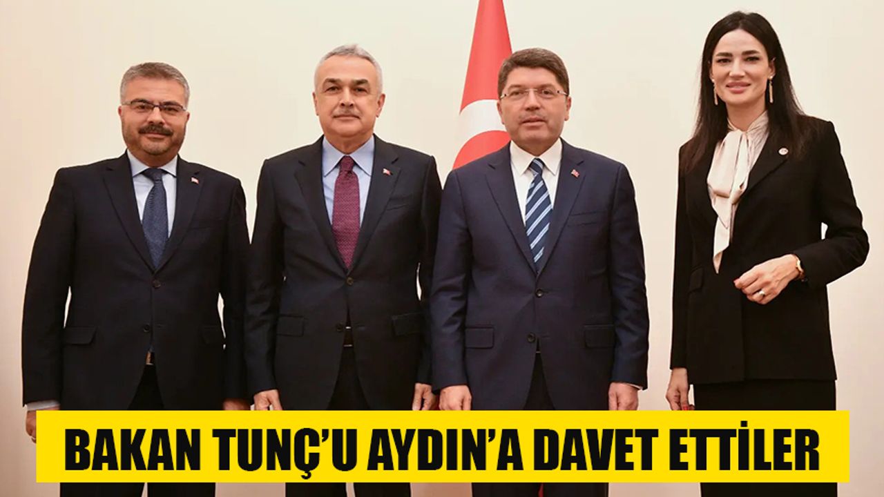 AK Parti Aydın Milletvekillerinden Bakan Tunç’a ziyaret