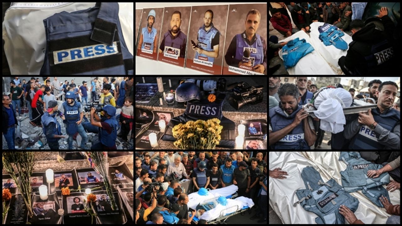İsrail, Gazze'de 83 günde 105 gazeteciyi öldürdü
