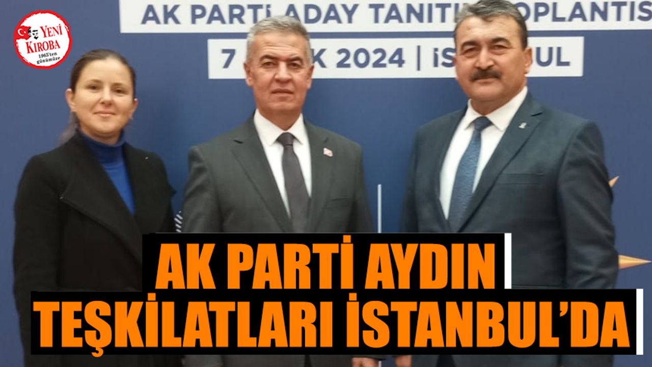 AK Parti Aydın teşkilatları İstanbul’da