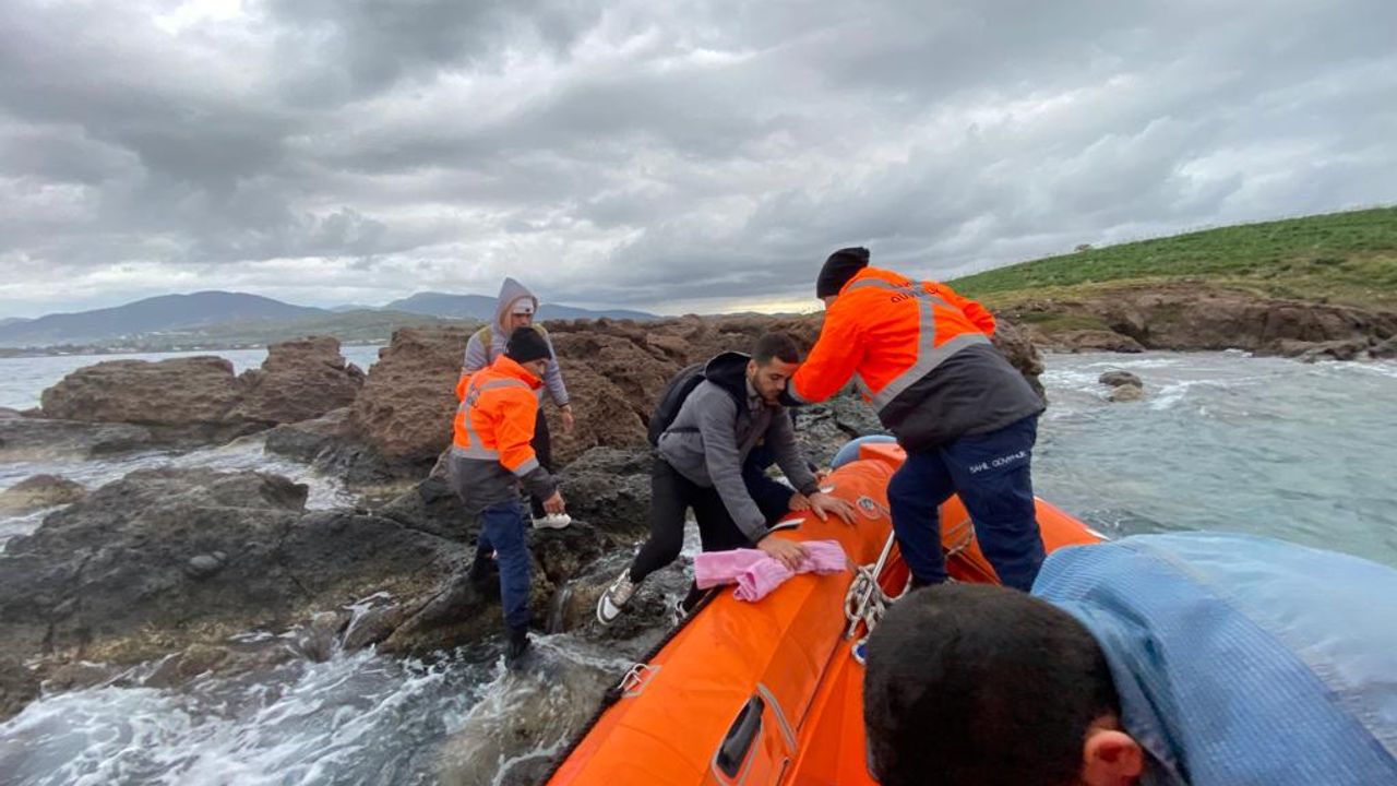 Datça açıklarında 4'ünün cansız bedenine ulaşılan düzensiz göçmenlerden 38'i kurtarıldı