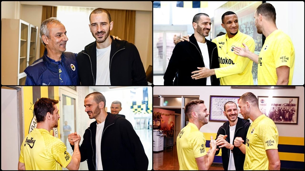 Fenerbahçe'nin yeni transferi Bonucci, takım arkadaşlarıyla bir araya geldi