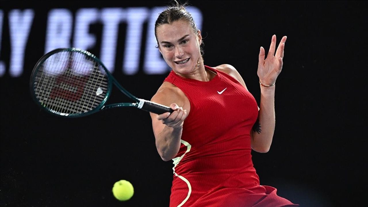 Avustralya Açık Tenis Turnuvası tek kadınlar finalinde Belaruslu Aryna Sabalenka şampiyon oldu