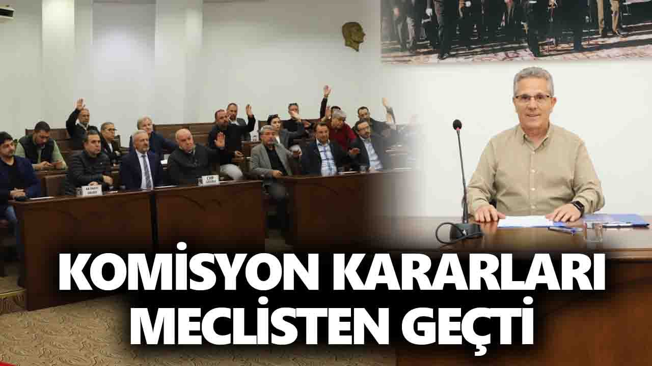 Nazilli Belediye Meclisi toplandı: Komisyon kararları meclisten geçti