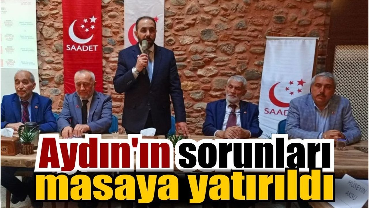 Aydın’da Ortak Akıl Çalıştayı ile yerel sorunlar masaya yatırıldı