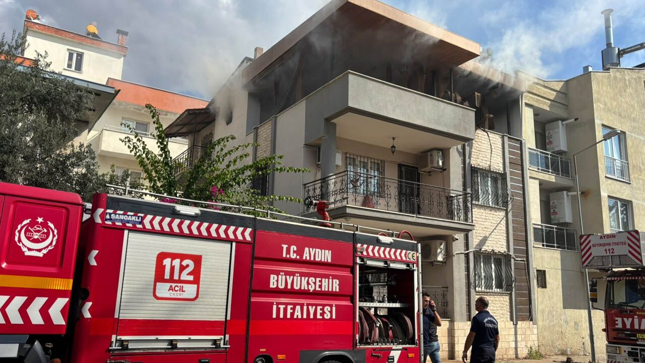 Apartman tahliye edildi: Aydın'da dumanlar yükseldi