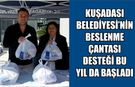 Kuşadası Belediyesi’nin beslenme çantası desteği bu yıl da başladı