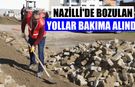 Nazilli’de bozulan yollar bakıma alındı