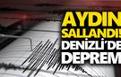 Aydın sallandı! Denizli’de deprem