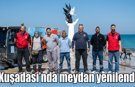 Kuşadası’nda sahil bölgesine estetik dokunuş