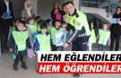 Nazilli polisi minikleri ağırladı