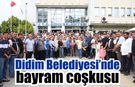 Başkan Gençay personelle bayramlaştı