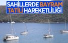 Sahillerde bayram tatili hareketliliği yaşanıyor