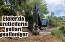 Efeler’de kırsal mahallelerde yol mesaisi sürüyor