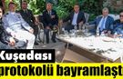 Kuşadası’nda geleneksel bayramlaşma töreni