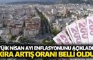 TÜİK Nisan ayı enflasyonunu açıkladı! Kira artış oranı belli oldu
