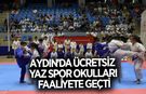 Aydın ve ilçelerinde ücretsiz yaz spor okulları faaliyete başladı
