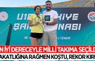 Aydınlı atlet, kariyerinin en iyi derecesiyle Milli Takıma seçildi