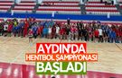 Aydın'da Türkiye hentbol şöleni başladı