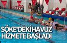 Söke yarı olimpik yüzme havuzu hizmete açıldı