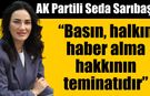 AK Partili Sarıbaş'tan basın emekçilerine anlamlı mesaj