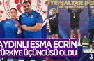 Aydınlı halterci Esma Ecrin üçüncü oldu