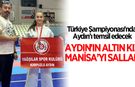 Aydınlı genç karateci Derin Ak, Manisa'da şampiyon oldu