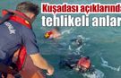 Kuşadası’nda kürek sörfü keyfi kabusa döndü!