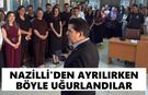 Nazilli adliyesinde duygusal veda