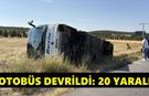 Yolcu otobüsü şarampole uçtu: Çok sayıda yaralı var