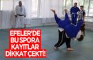 Efeler'de minikler bu spora akın etti! Kayıtlar dikkat çekti