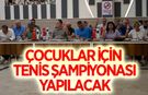 Kuşadası'nda çocuklar için tenis şampiyonası yapılacak