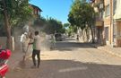 Cumhuriyet Mahallesi güne tertemiz uyandı