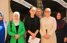 AK Parti'li kadınlardan muhtarlığa siyah çelenk