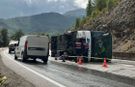 Yolcu otobüsünde can pazarı: 1 ölü, 9 yaralı