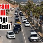 Kurban Bayramı trafiği Muğla’yı kilitledi