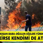 Bozdoğan'dan Çine'ye umut taşıdılar: Baba oğul alevlerle savaşıyor