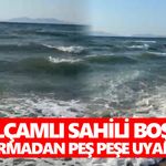 Güzelçamlı Sahili boşaldı! Jandarmadan peş peşe uyarı geldi