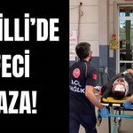 Nazilli’de korkutan kaza: Karayoluna çıkarken motosikletle çarpıştı!