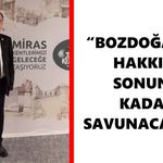 Saatçı'dan net çıkış: Bozdoğan'ın hakkını sonuna kadar savunacağım