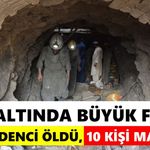 Yer altında büyük facia! 32 madenci öldü, 10 kişi mahsur