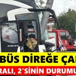 Yolcu otobüsü ile otomobil çarpıştı! 2'si ağır 30 yaralı