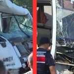 Özel halk otobüsü kamyonla çarpıştı: 2 ölü, 25 yaralı