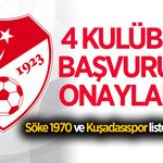 Aydın'dan 4 kulübün başvurusu onaylandı! Söke 1970 ve Kuşadasıspor listede yok