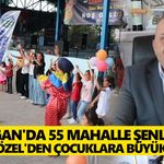 Bozdoğan'da 55 mahalle şenlenecek! Başkan Özel'den çocuklara büyük sürpriz