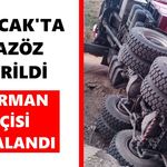 Kuyucak’ta arazöz devrildi: 2 orman işçisi yaralandı