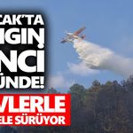 Kuyucak’ta yangın ikinci gününde! Alevlerle mücadele sürüyor